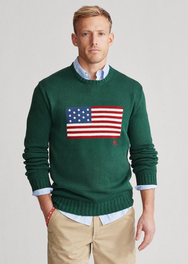 Suéter Polo Ralph Lauren The Iconic Flag Homem 51034-DVZS